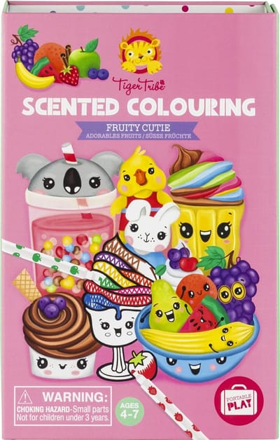 Tiger Tribe Meeneem Scented Colouring Set - Fruity Cutie - Vanaf 4 jaar