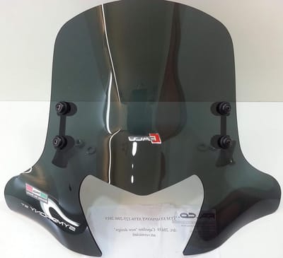 Windscherm Scooter - Winddeflector - Bescherming Tegen Wind - New Design - Donker Grijs