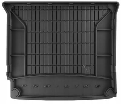 Frogum Dry Zone Kofferbakmat - Geschikt voor Chevrolet Orlando (2010-2018) - 7-persoons versie (3e zitrij ingeklapt) - Organizer functie - TPE Rubber - Zwart