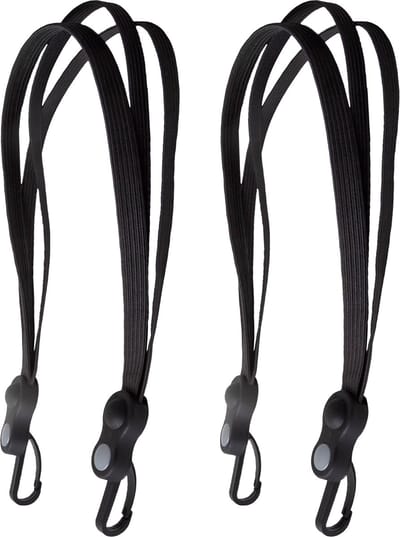 Snelbinder spinbinder Fiets: met 3 Elastieken - Zwarte Spinbinders voor Fiets (26-28 inch)| 2 stuks met Handige Haken