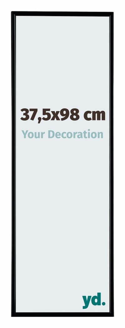 Your Decoration - Fotolijst 37,5x98 cm - Kunststof - Zwart Mat - Evry