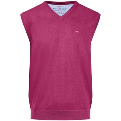Fynch-Hatton Slip-Over Slipover Superfine Cotton Knit Malaga / male