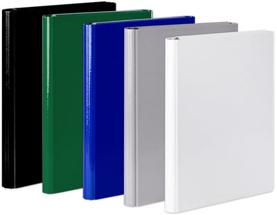 Set van 5 A4 Mapjes met Klittenband Sluiting - Documenten Organizer