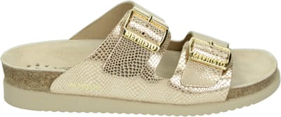 Mephisto HESTER HAVANA - Volwassenen Dames slippers - Kleur: Metallics - Maat: 42
