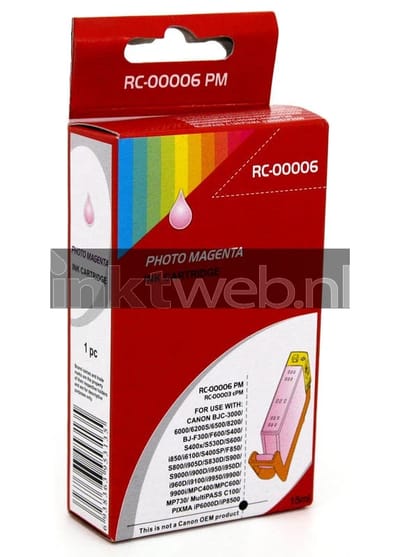 Huismerk Canon BCI-6PM foto magenta (Huismerk (compatible))
