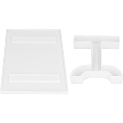 DIY Kristal Epoxy Mal Hars Computertafel Bureau Rek Ambacht Siliconen Mal Woonkantoor Decor Type 1 white