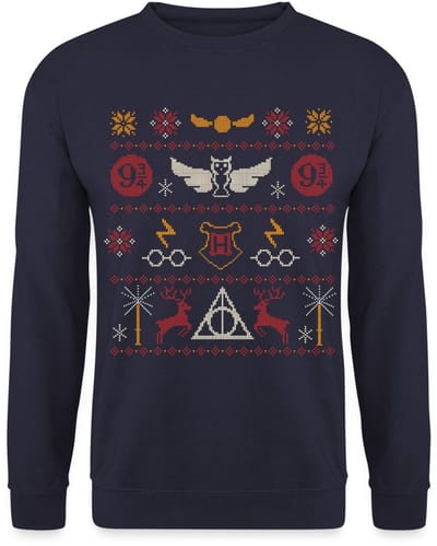 Harry Potter Element Ugly Christmas Lelijk Kerstmis Sweater Heren