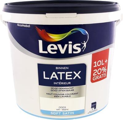 Levis - Latex Binnen - Wit - 12 L