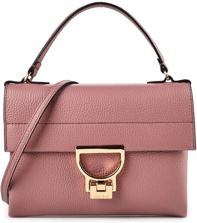 COCCINELLE Leren handtas schoudertas Arlettis Handbag Winter Rose mauve