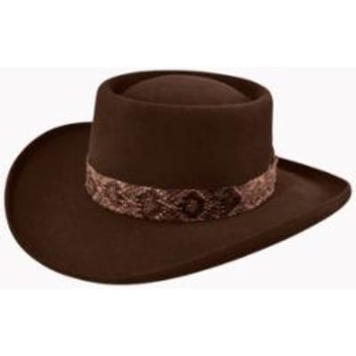 Chapeau Haut de Forme en Laine Style Western Sauvage Chapeau Panama Cowboy en Laine Pure pour l'Extérieur Mode Chapeau Soleil Cyclisme Gentleman Décoré d'un Ruban Dôme 58cm brown