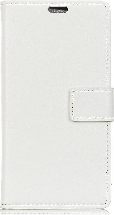 Shop4 - Samsung Galaxy A6 Plus (2018) Hoesje - Wallet Case Business Wit