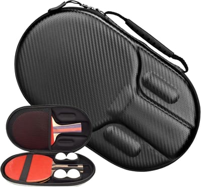 Tafeltennis Organizer - Racket Tas - Sport Opslag - Verpletteringsbestendig - 31 x 18 x 6 cm - Zwart