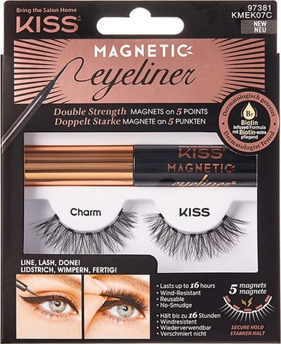 Kiss Wimpers Magnetic Eyeliner & Lash Kit - Wimperextensions - Lashes - Nep Wimpers - Charm