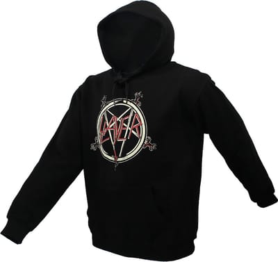 Slayer Pentagram Hoodie Trui - Officiële Merchandise - M