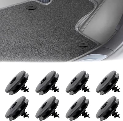Ondersteuning,Clip Autovloermat,8 Stuks Vloermat/Bevestigingsclip,Clips Autovloermat,Antislip Clips Autovloermat,Autovloermat Clips Bevestiging Antislip
