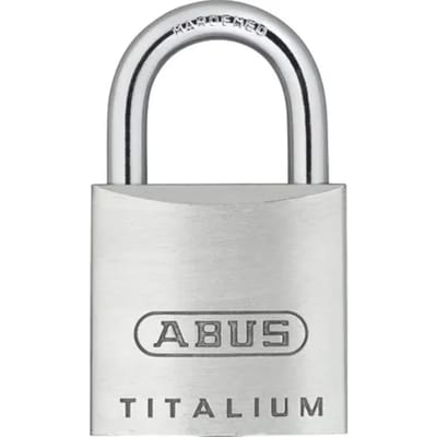 Abus Hangslot Met Sleutel Titalium Tkti22/25 - Aluminium Waterbestendig - Behuizing 25 Mm