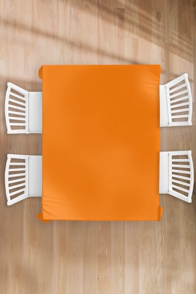 Tafelkleed - Tafellaken - 130x170 cm - Oranje - Seizoenen - Herfst - Kleur - Binnen en Buiten
