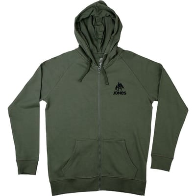 Jones Snowboards Truckee Zip Hoodie groen