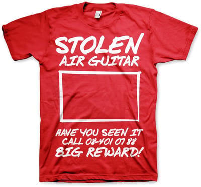Hybris Stolen Air Guitar T-shirt SH-1-15318-H9-15