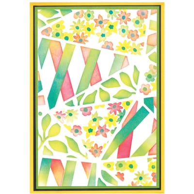 Sizzix Layered Stencils by Stacey Park - Fragmented Floral #2
