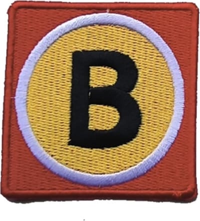 Patchy® – Carnaval Omroep Brabant Logo - Strijkpatch - Strijkapplicatie - Strijkembleem - Embleem - Patches