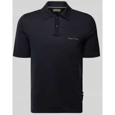 regular fit poloshirt van puur katoen - Marc O'Polo × DFB Travel collectie