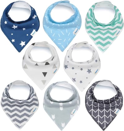 Bandana Slabbetjes voor Peuters en Baby's van Biologisch Katoen