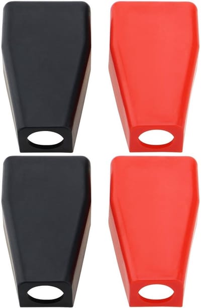 Dailygoody - Batterij Terminal Cover - Accu Isolator - Rubber - Zwart