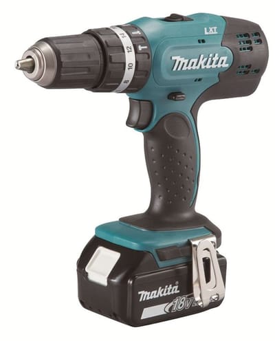 Makita Gereedschap - 18 V Accu-klopboor-/schroefmachine, 1x Li-ion LXT 3,0 Ah, lader DHP453RFX8