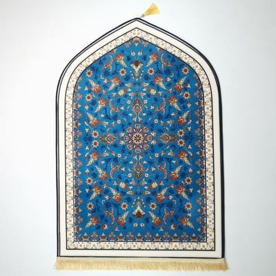 Bedrukte Moslim Gebedsmat Islamitische Flanel Kleden Ramadan Cadeau Gebedsmatten Aanbidding Knielen Islam Tapijt Draagbaar Moslims Bidden Kleed 65x110cm gray