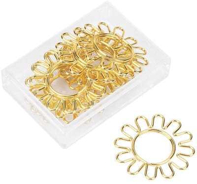Allecto - Paperclip - Zonnebloemvorm - ontwerp - 10 stuks - Document