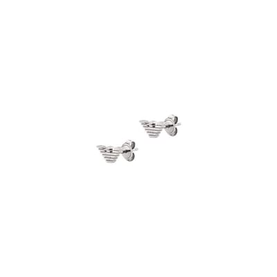 Emporio Armani EGS3318040 Heren Oorbellen 0.48 cm - Zilverkleurig