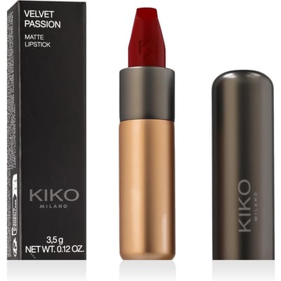 KIKO MILANO Velvet Passion Mat Lippenstift (345 Lakrood) 3,5 g