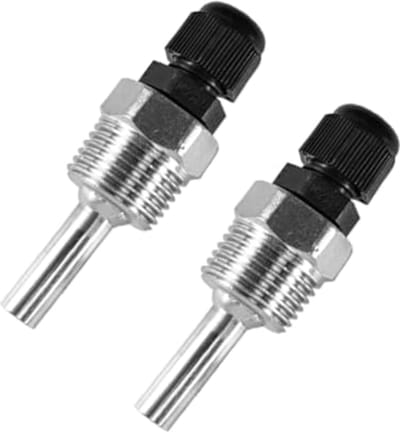 Thermometer Dompelhulzen - 2 Stuks - 30 mm - G 1/2 inch Roestvrij Staal