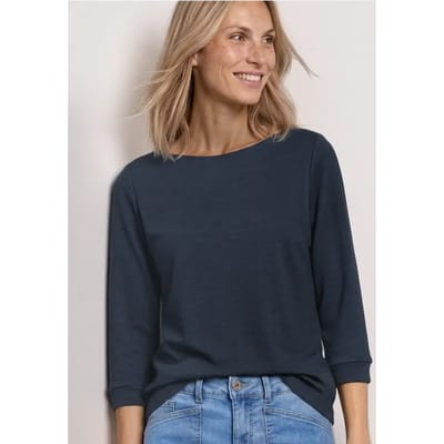 Shirt met 3/4-mouwen en een boothals
