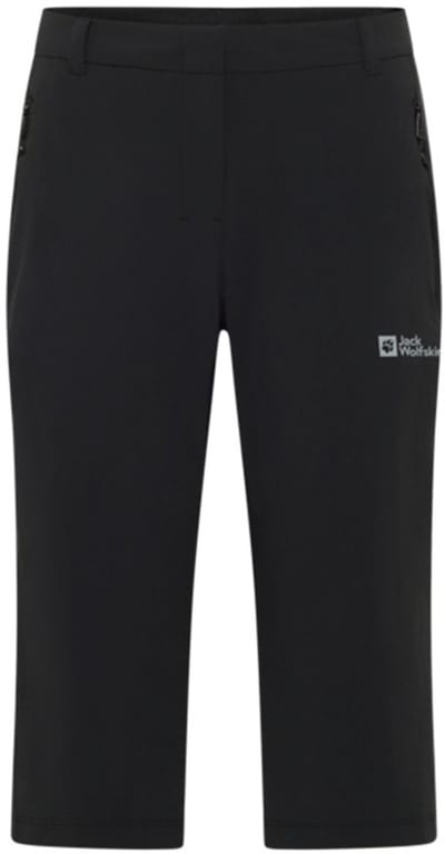 Jack Wolfskin Hikeout 3/4 Pants Women - Capri - Dames - Zwart - Maat 36