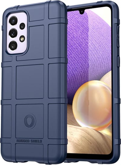 Coverup Hoesje - Geschikt voor Samsung Galaxy A33 Hoesje - Coverup Rugged Shield TPU Back Cover - Blauw