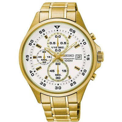 Seiko Quartz Chronograph SKS632P1 Heren Horloge 43mm