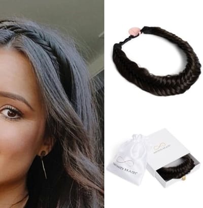 Infinity Braids - Jolie Fishtail Braid - Haarband - Haarband Dames - Haarbanden - Haarband Meisje - Jolie Havana Roots