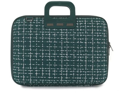 Bombata Tweed' 15 inch Nylon Laptoptas - Prato - 15,6 inch - Groen