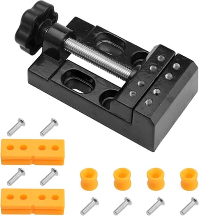 57mm Mini Vice voor Tafel - Compacte Klem voor Sieraden, DIY Projecten en Knutselen - Snijbestendige Gereedschappen voor Precisiewerk