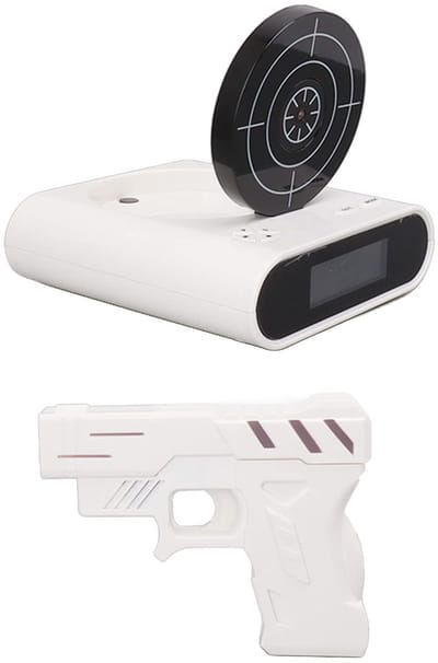 Dailygoody - Digitale LED Alarmklok - Alarmklok met 2 Alarmmodi - Voor Thuis en Kantoor - Compact formaat - Tijdweergave - Geschikt voor dagelijks geb