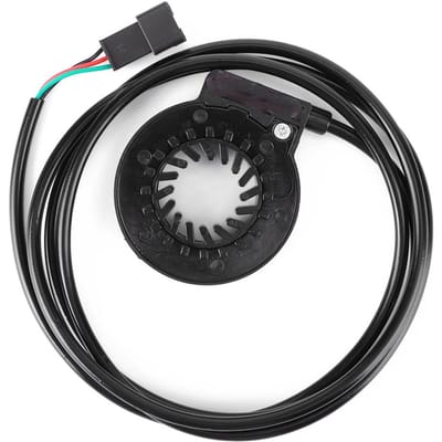 Elektrische Fiets Accessoires Ondersteuningssensor Dubbele Hall 12 Magnetisch Geïntegreerd Wiel black