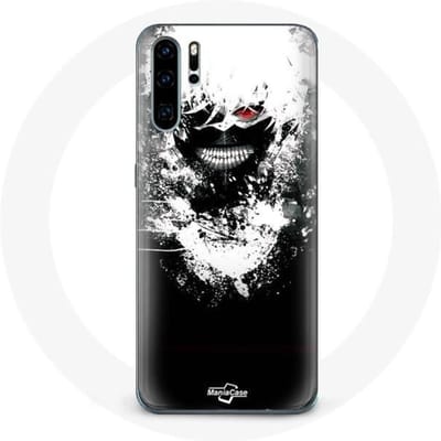 Coque - Maniacase - Huawei P30 - Anime Tokyo Ghoul - Souple - Protection et décoration noir