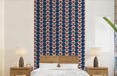 Behang - Fotobehang Patronen - Abstract - Bloemen - Breedte 150 cm x hoogte 240 cm