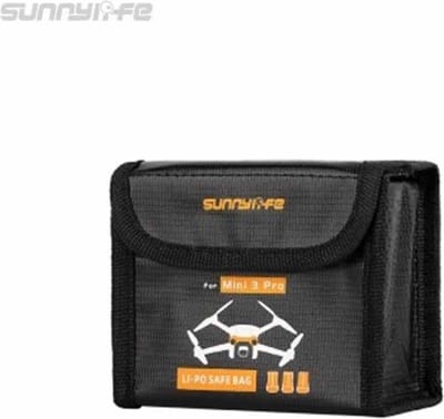LiPo Safe Bag voor DJI Mini 5 Pro / Mini 4 Pro / Mini 3 Pro / Mini 3 / Lito 1 / X1 – 3 Accu’s