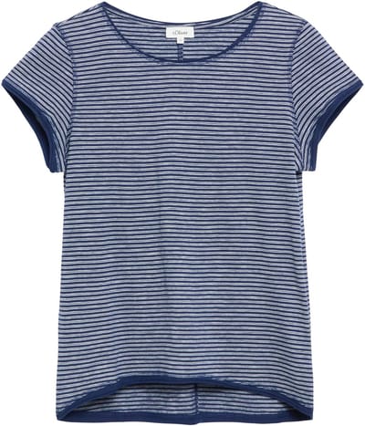 Regular fit t-shirt van puur katoen