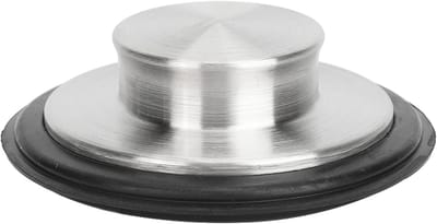Set van 2 RVS Afvoerstoppen van 8 cm voor Keuken en Schoonheidssalon - Voorkom Voedselresten en Verstopte Afvoeren