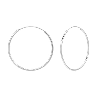 WeLoveSilver oorbellen - zilveren oorringen - 30 mm - hypoallergeen
