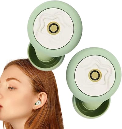Oordoppen tegen Lawaai - Herbruikbare Geluiddempende Oordoppen voor Slapen - Anti Snurk Oordoppen - Geluidsreductie Oordoppen voor Slaap, Reizen en Studeren - Groen